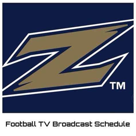 Akron Zips Football TV Broadcast Schedule 2023