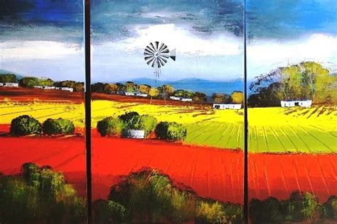 Paul Schöne :: My Paintings :: Landscape paintings with energetic colours depicting the a ...