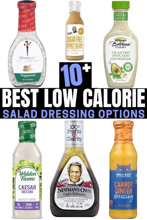 15 BEST Low Calorie Salad Dressing Options For Weight Loss