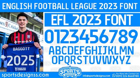 English Football League 2024 Font