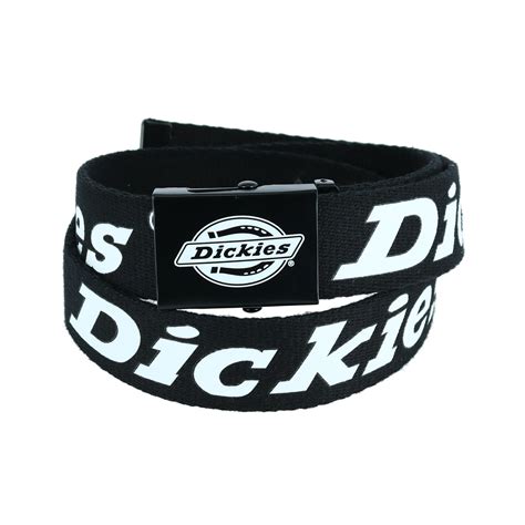 Dickies Men's Military Buckle Logo Belt