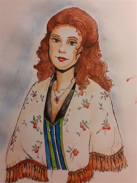 Molly O Shea in Watercolour : reddeadredemption