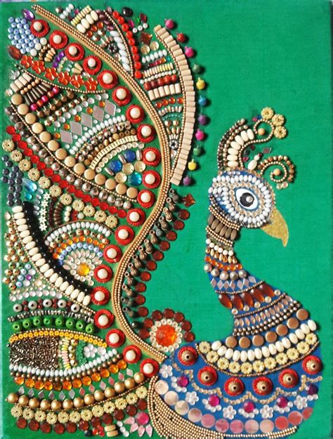 Waste material painting made by MANSI RASTOGI 🙂🙏 | Mughal art paintings ...