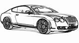 Bentley Draw Coloring Pages Drawing Cars Bmw Drawingforall Bugatti  sketch template