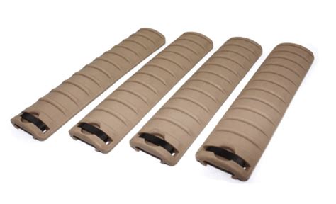 4 Pcs Tactical Picatinny Rail Covers – Tan – OP Force Delta Gel Blasters