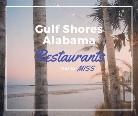 8 Orange Beach & Gulf Shores Restaurants You MUST Try