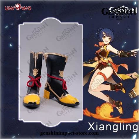 Genshin Impact Xiangling Cosplay Shoes - Genshin Impact Store