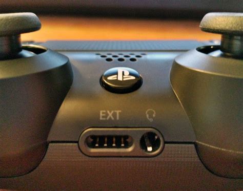 What is the EXT port on the PS4 controller?