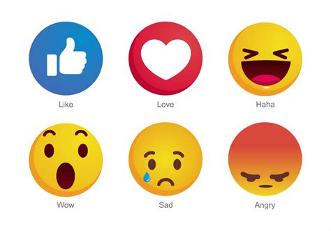 Facebook Emoji Vector Art, Icons, and Graphics for Free Download