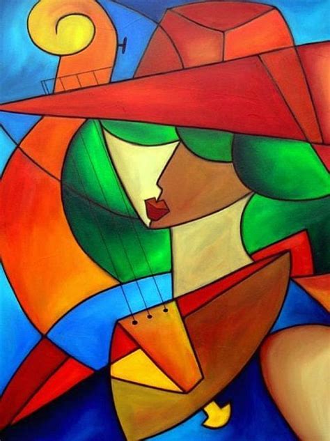 kleid mit schleppe: [View 45+] Modern Art Simple Cubism Painting Easy