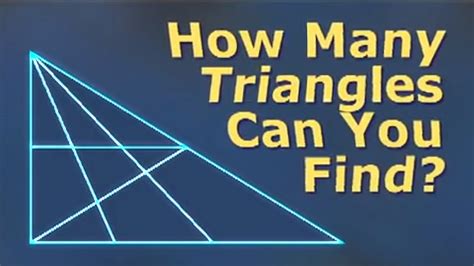 How many triangles are there ? Formula - YouTube