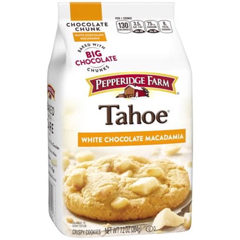 Pepperidge Farm Tahoe Crispy White Chocolate Macadamia Cookies, 7.2 oz ...