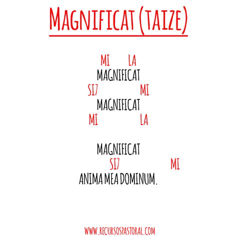 Magnificat 2 (Taizé) – Recursos pastoral