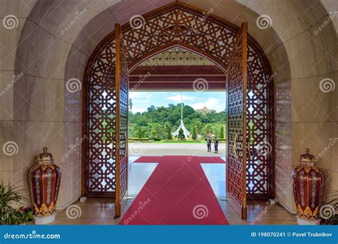 The Entrance To the Palace of the Sultan of Brunei. Stock Image - Image ...