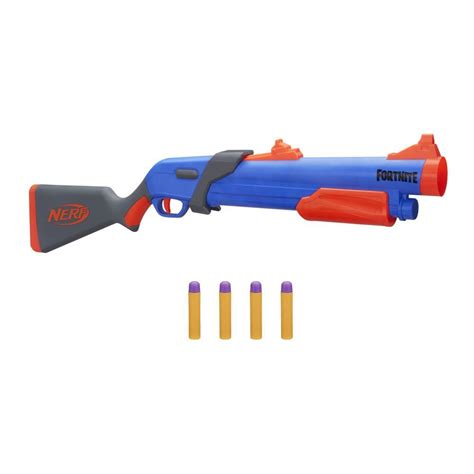 Nerf Fortnite Pump SG Blaster, Pump Action Mega Dart Blasting, Breech ...