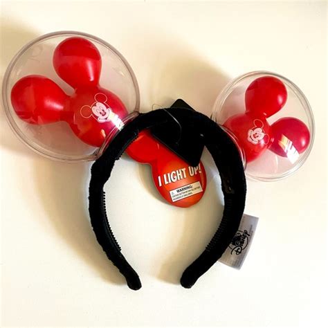 Disney | Accessories | Disney Mickey Mouse Iconic Light Up Balloon Ears ...