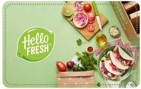 $80.00 Hello Fresh Gift Card Sweepstakes