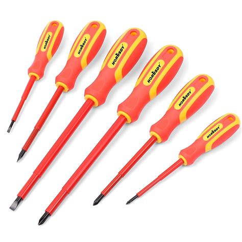 Buy HORUSDY 6-Piece 1000v Insulated Screwdriver Set, Magnetic Tip ...