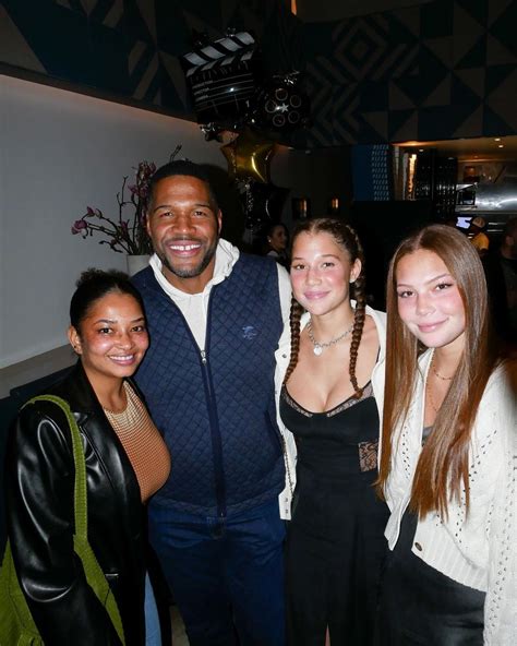 GMA's Michael Strahan shares rare photo of all three daughters as TV ...