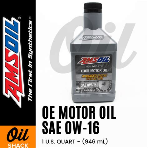 AMSOIL 0W16 OE SERIES ENGINE OIL FULLY SYNTHETIC (1 QUART) – Oil Shack