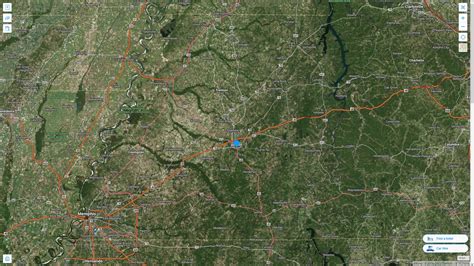 Jackson Tennessee Map and Jackson Tennessee Satellite Image