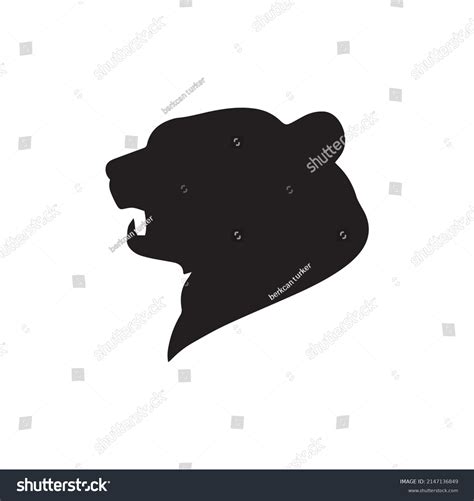 Bear Silhouette Vector Black White Stock Vector (Royalty Free) 2147136849 | Shutterstock