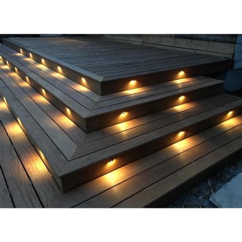 10 Balizadores Led Embutir Parede Escada Deck Madeira Chão em Promoção na Americanas