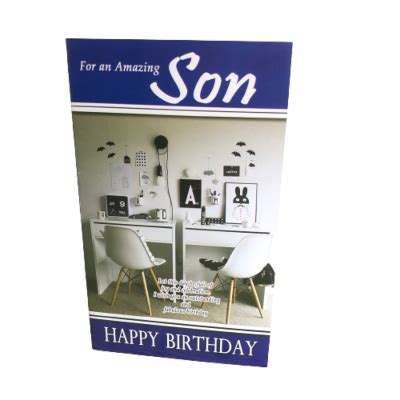 Birthday Card - Son - Sakigifts.com