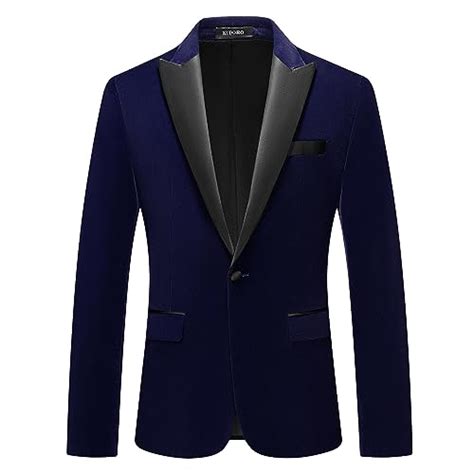 I Tested the Versatility of a Blue Velvet Blazer for Men and Here's Why ...