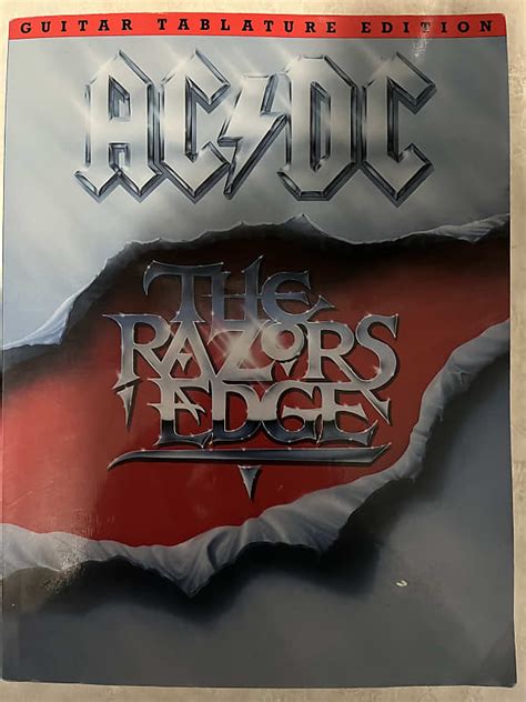 AC/DC - The Razors Edge - Guitar Tab / Tablature Book | Reverb