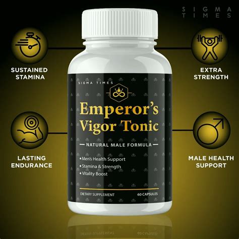 Emperor's Vigor Tonic All Natural Dietary Supplement to Improve ...