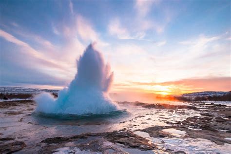 Geysir is a famous hot spring located in the geothermal area in Haukadalur