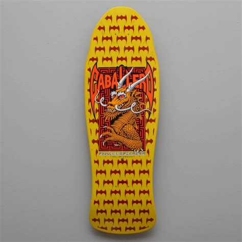 Powell Peralta Caballero Street Reissue Yellow Skateboard Deck 9.625 ...