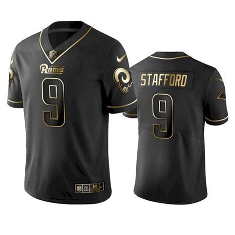 Rams Matthew Stafford All-Black Golden Edition Jersey – US Sports Nation