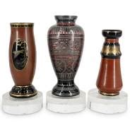 Degue Art Deco Cameo Glass Vase (#0501) on Nov 09, 2022 | Litchfield Auctions in CT