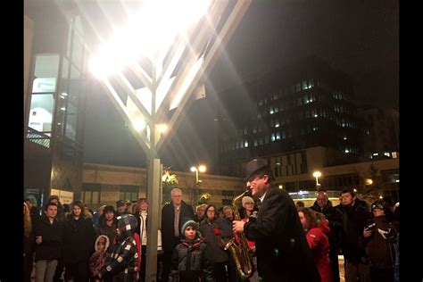 Menorah lighting and Chanukah celebration at city hall: Photo Gallery ...