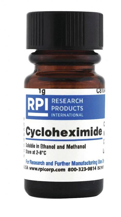 RPI Cycloheximide: 1 g Container Size, Powder - 30TX87|C81040-1.0 - Grainger