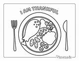 Thanksgiving Food Coloring Page sketch template