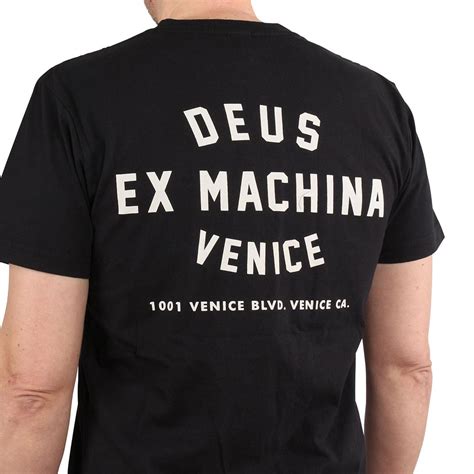 Deus Ex Machina Venice Skull S/S T-Shirt - Black