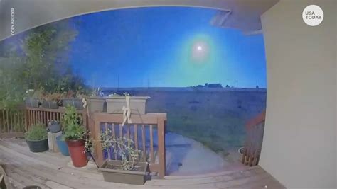 Blue fireball shooting across Colorado sky caught on video