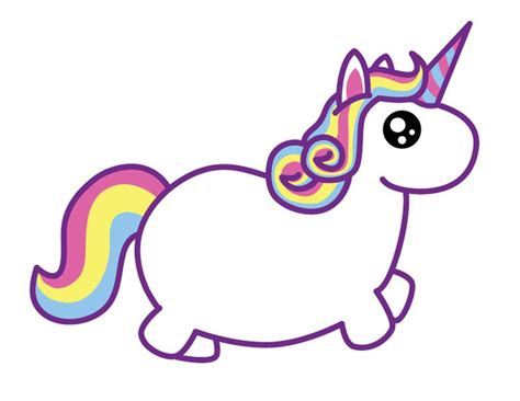 Unicorn clipart rainbow hair pencil and in color unicorn - Clipartix