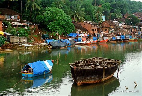 "View of a Konkani Village" by Biren Brahmbhatt | Redbubble