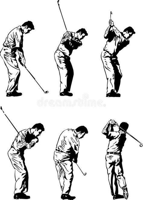 Golf Swing Illustrations