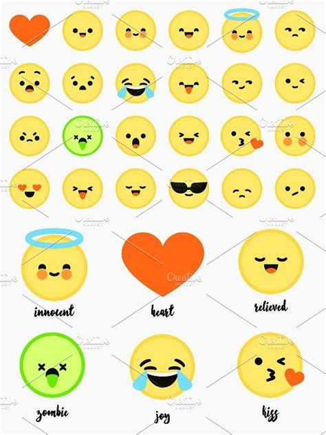 Express yourself with cute emoji symbols to add a cute touch to your messages