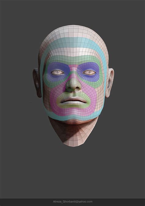 Alireza Ghorbani - Face Retopology