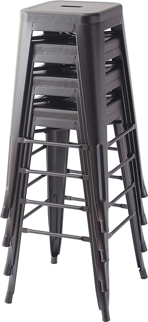 Amazon Basics Metal Bar Stools - 30-Inch, Set of 4 $41.25 shipped w/ Prime