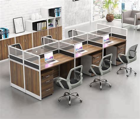 workstation partition/office desk/desk in 2020 | Office partition ...