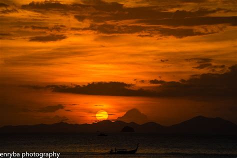 krabi sunset by enrico barletta / 500px | Sunset, Nang beach, Ao nang beach