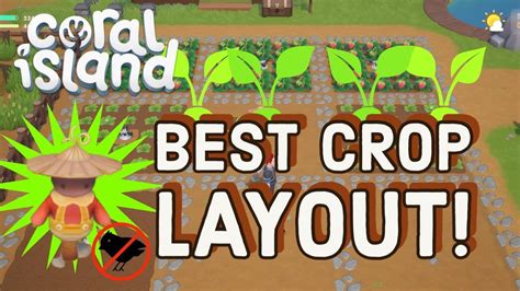 Coral Island Best Crop Layout - YouTube