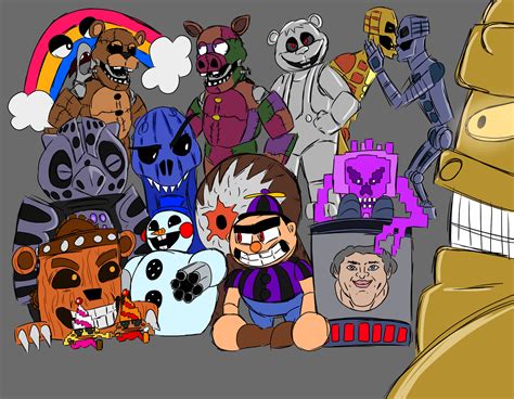 Fnaf world exclusives 2: bosses : r/fivenightsatfreddys